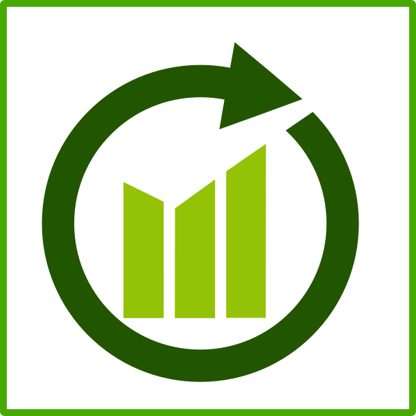 SVG Eco growth vector icon