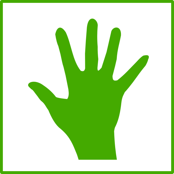 SVG Eco hand vector icon