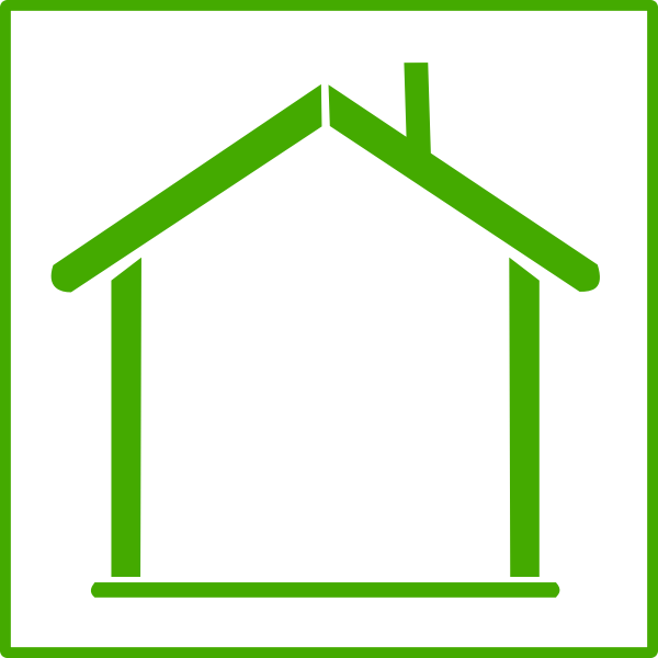 SVG Eco house vector icon