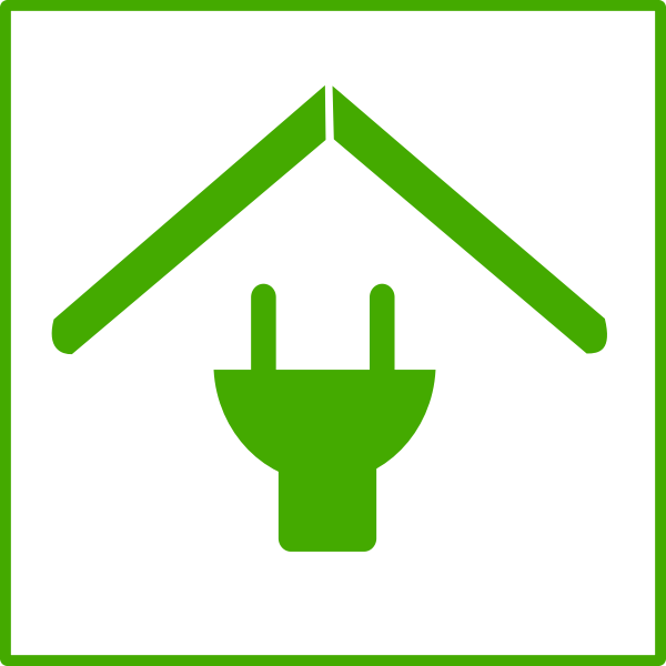 SVG Eco house vector icon