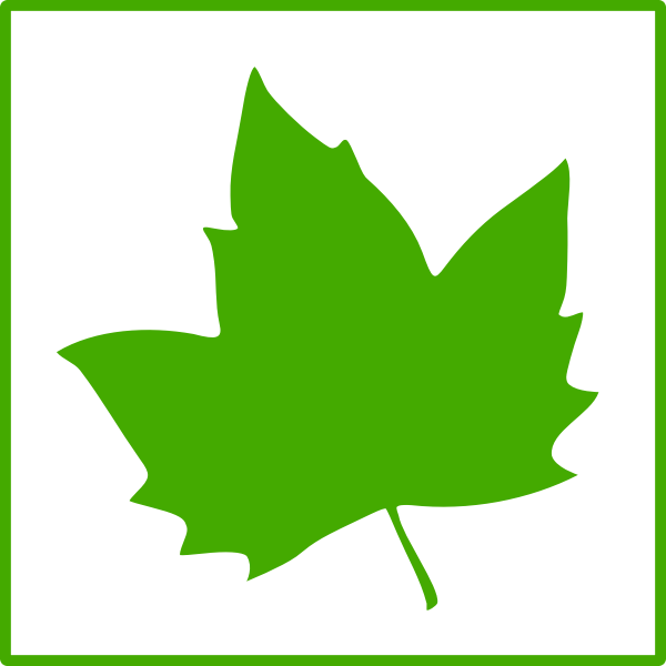 SVG Eco leaf vector icon