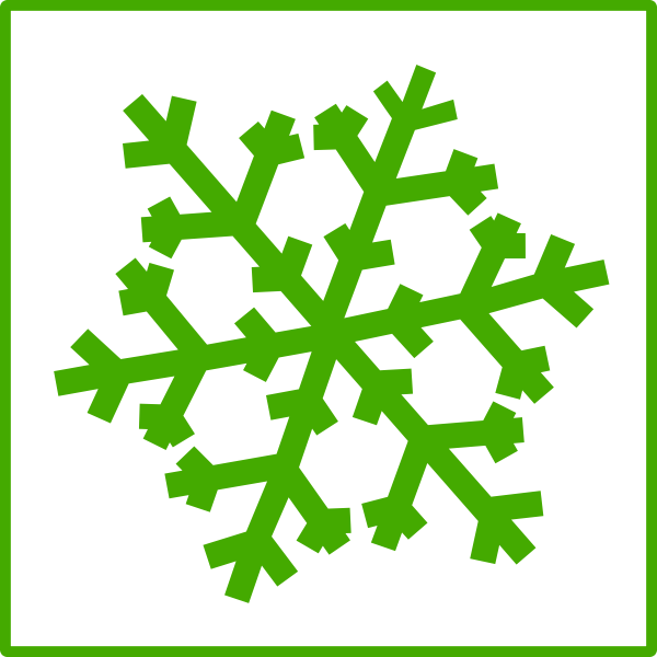 SVG Eco snow vector icon