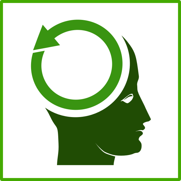 SVG Eco think vector icon