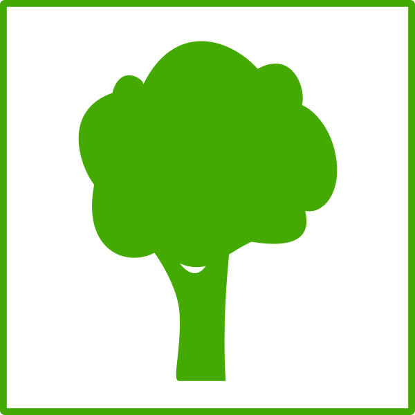 SVG Eco tree vector icon