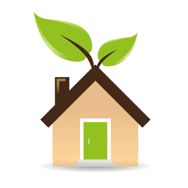 SVG Ecological house image