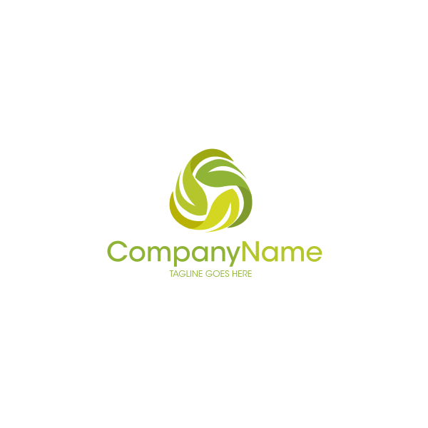 SVG Ecological logo vector image