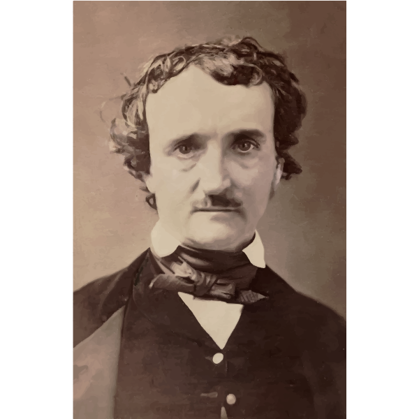 SVG Edgar Allan Poe 1855