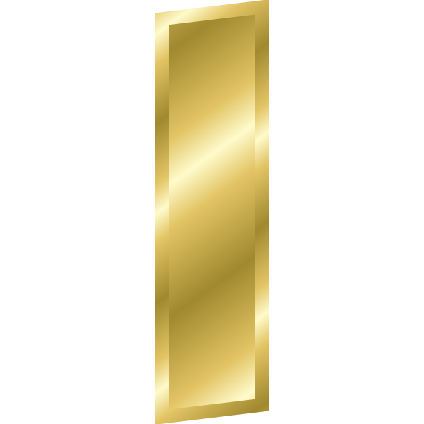 SVG Effect Letters alphabet gold
