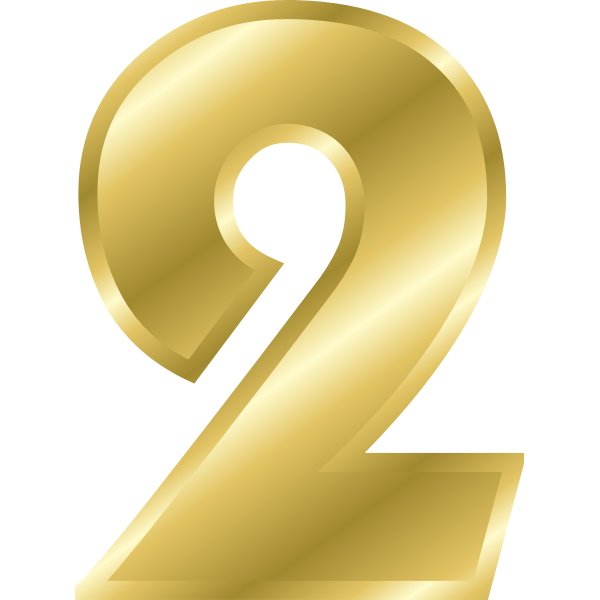 SVG Effect Letters alphabet gold