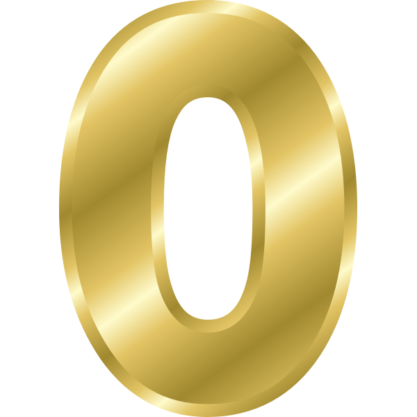 SVG Effect Letters alphabet gold
