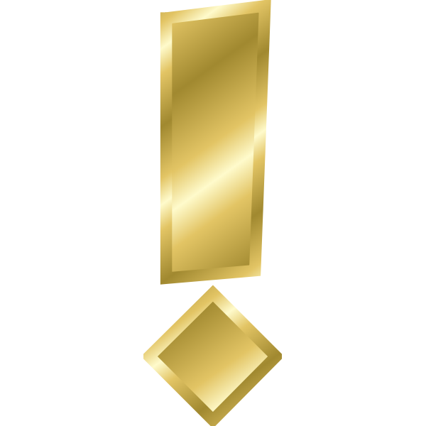 SVG Effect Letters alphabet gold