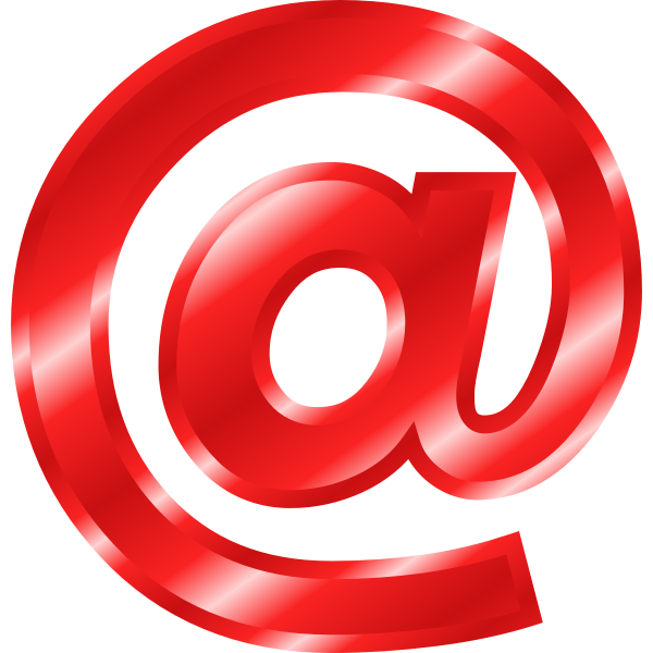 SVG Effect Letters Alphabet red 