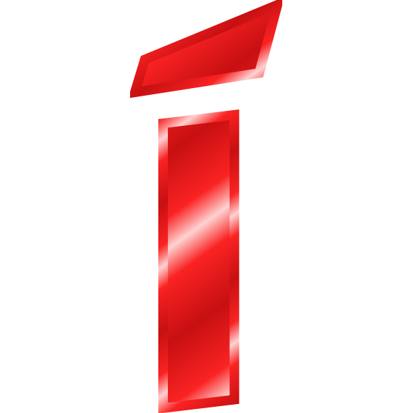 SVG Effect Letters Alphabet red 