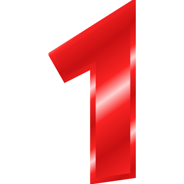 SVG Effect Letters Alphabet red 1