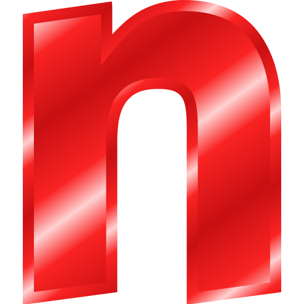 SVG Effect Letters Alphabet red n-1575042079