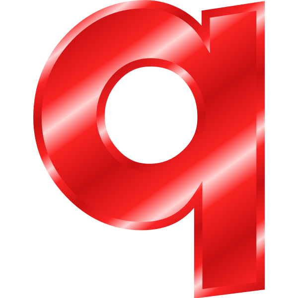 SVG Effect Letters Alphabet red q-1575042049