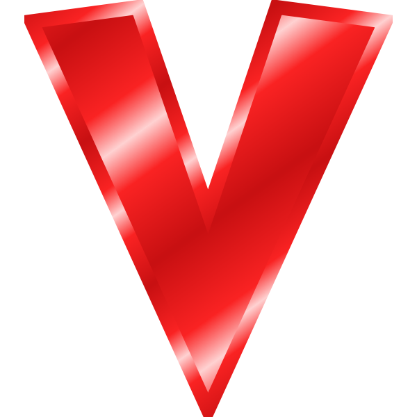 SVG Effect Letters Alphabet red v-1575041918