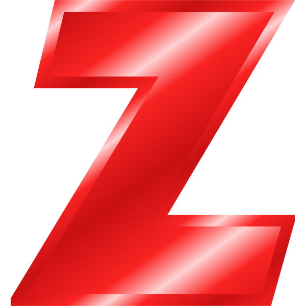 SVG Effect Letters Alphabet red Z-1574950571