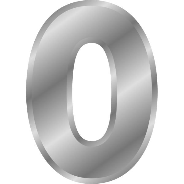 SVG Effect Letters alphabet silver