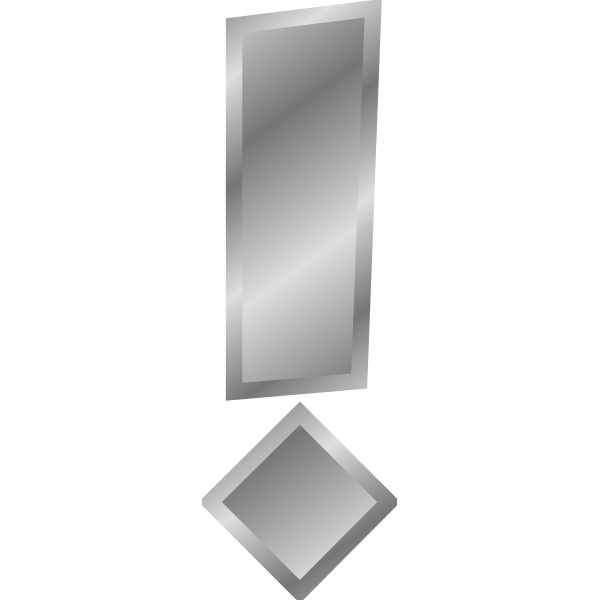 SVG Effect Letters alphabet silver