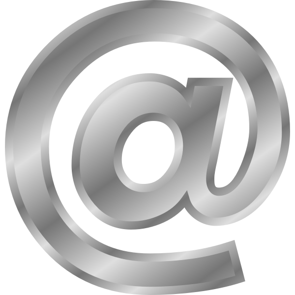 SVG Effect Letters alphabet silver