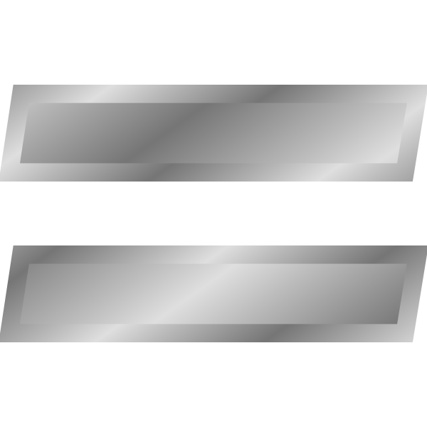 SVG Effect Letters alphabet silver