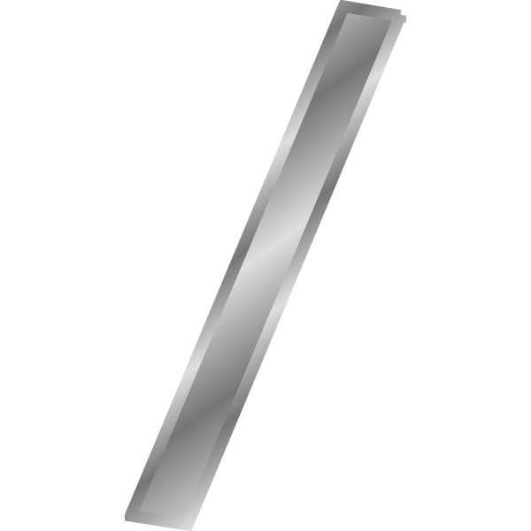 SVG Effect Letters alphabet silver