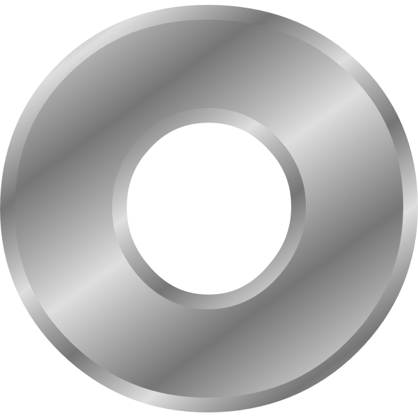 SVG Effect Letters alphabet silver