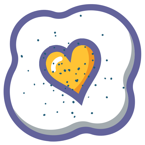 SVG Egg heart
