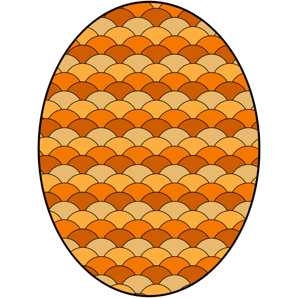 SVG Egg with pattern