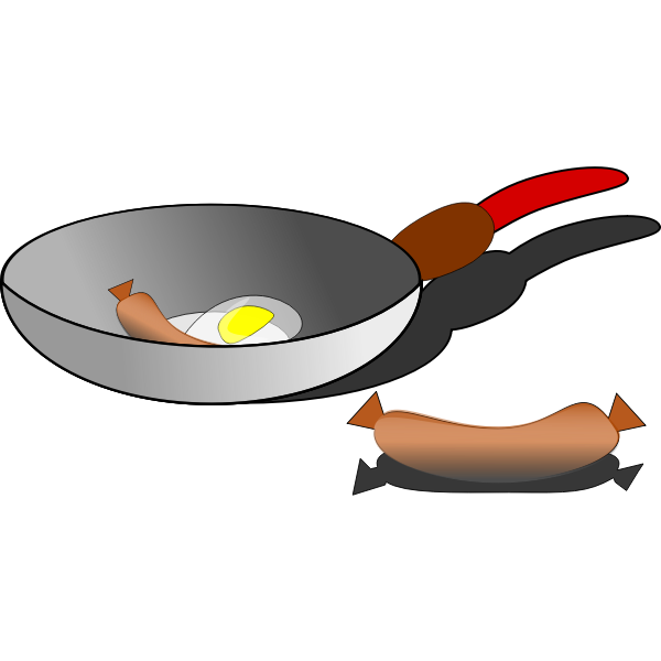 SVG Eggs and sausages