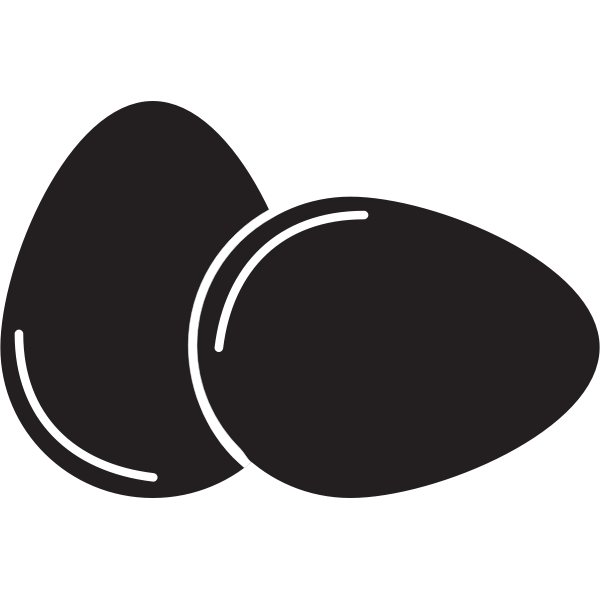 SVG Eggs silhouette