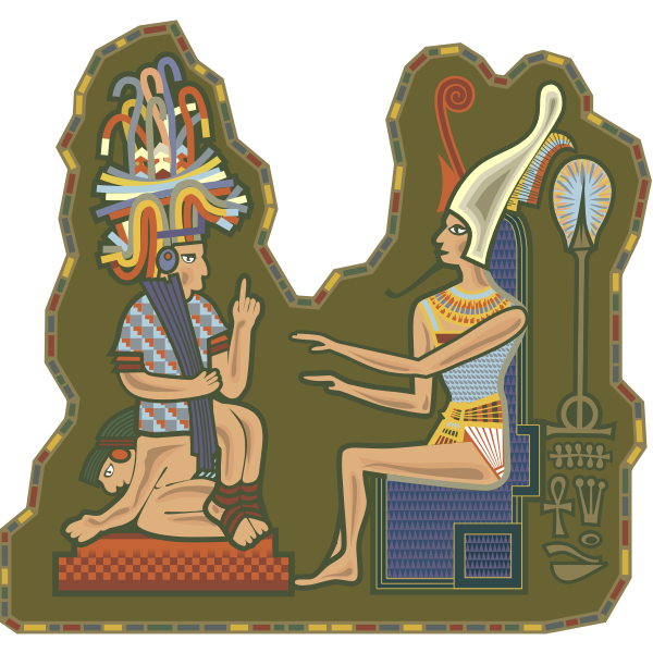 SVG Egyptian dialogue