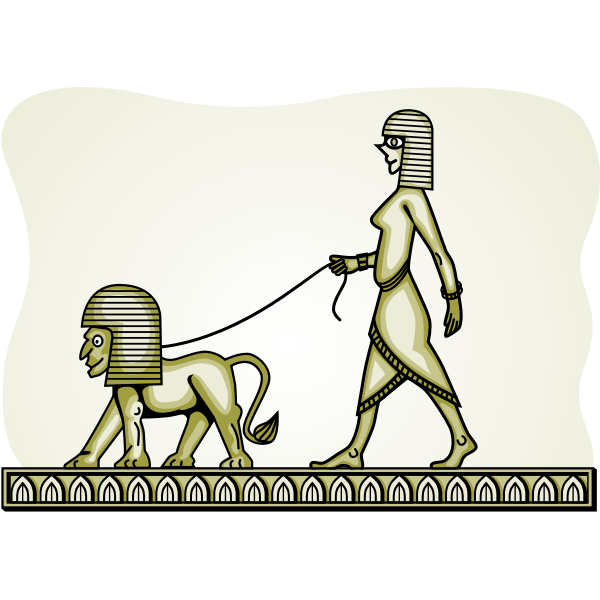 SVG Egyptian duo