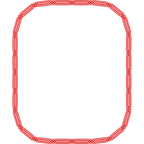 SVG Egyptian frame vector drawing