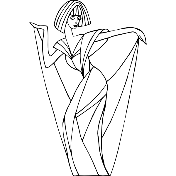 SVG Egyptian performer