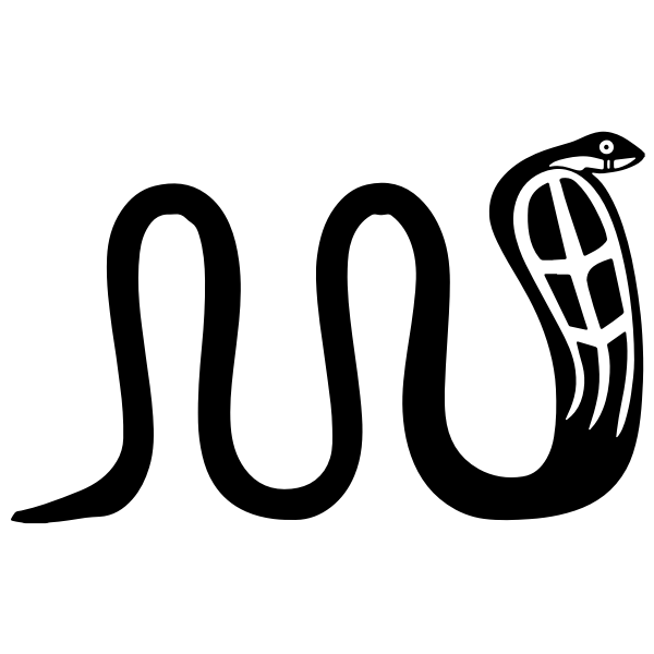 SVG Egyptian snake