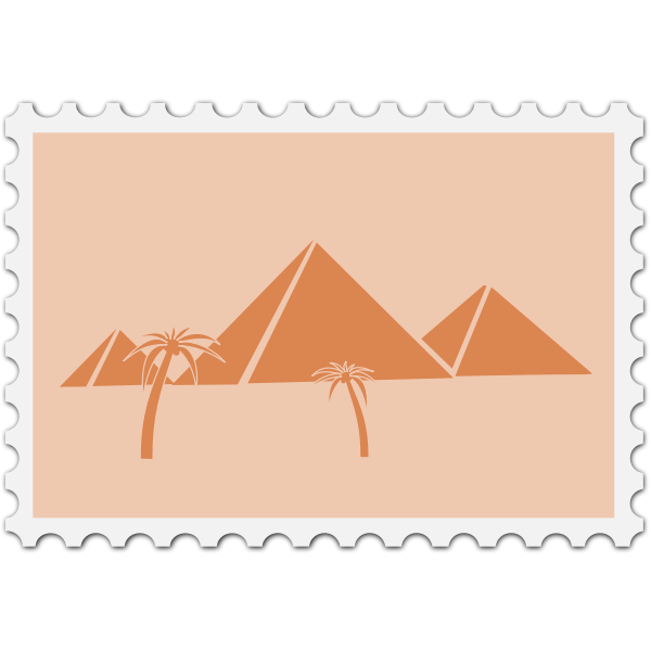 SVG Egyptian stamp