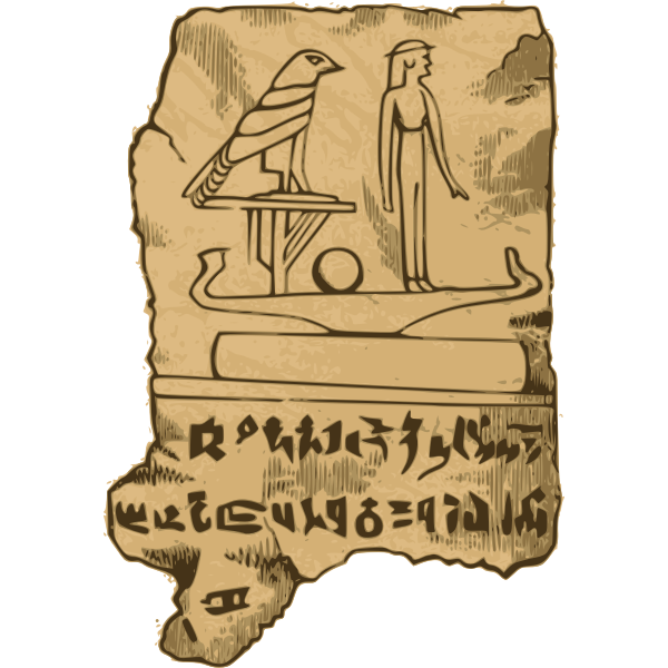 SVG Egyptian tablet
