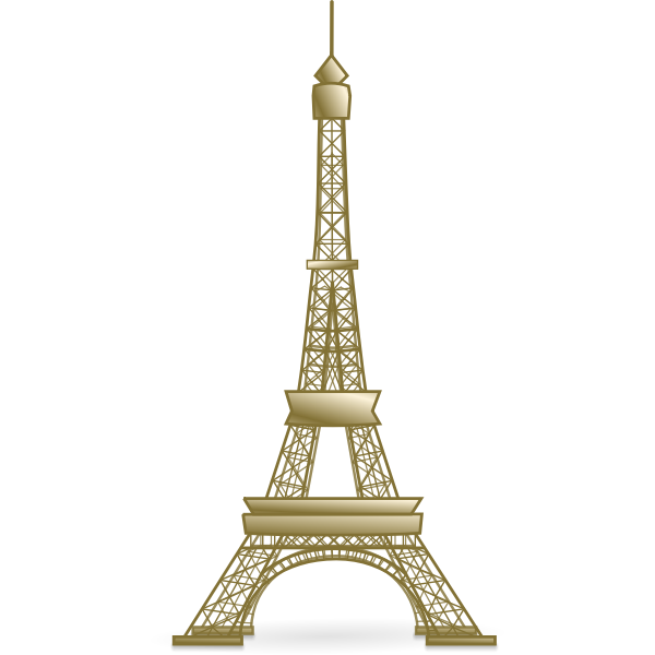 SVG Eiffel Tower Vector