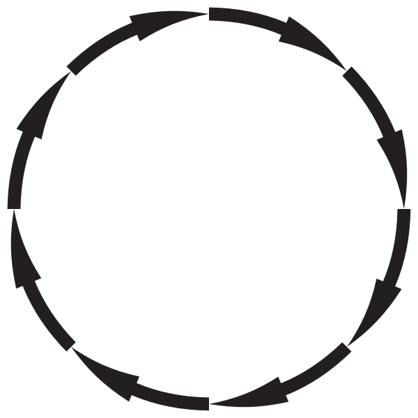 SVG Eight Arrows Frame