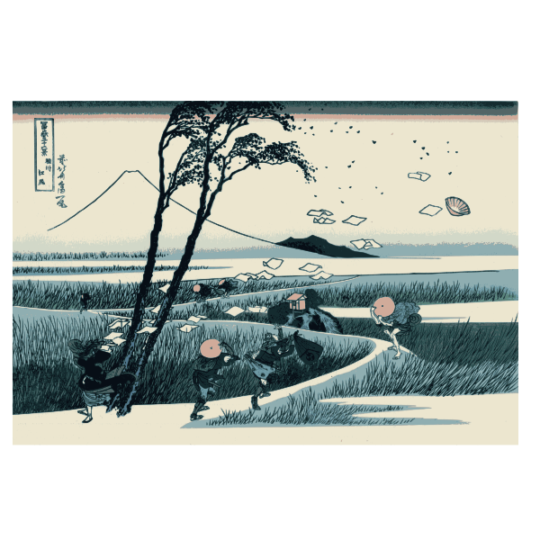 SVG Ejiri in Suruga Province vector drawing