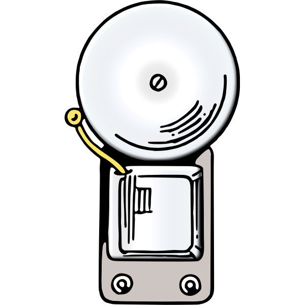 SVG Electric Bell Colorized