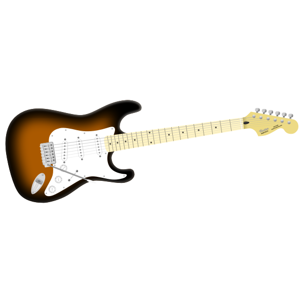 SVG Electric guitar image