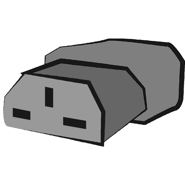 SVG Electric plug