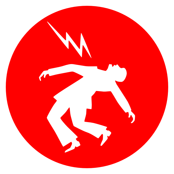 SVG Electrical shock