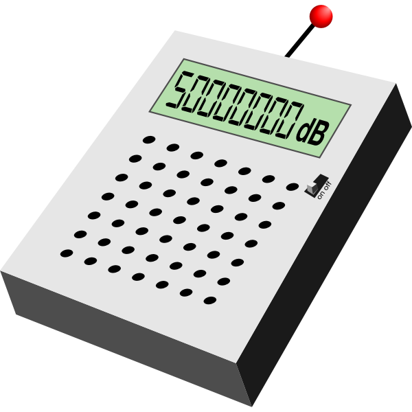 SVG Electronic decibel measurer