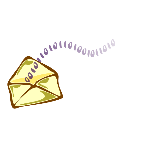 SVG Electronic mail icon vector image