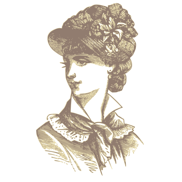 SVG Elegant woman