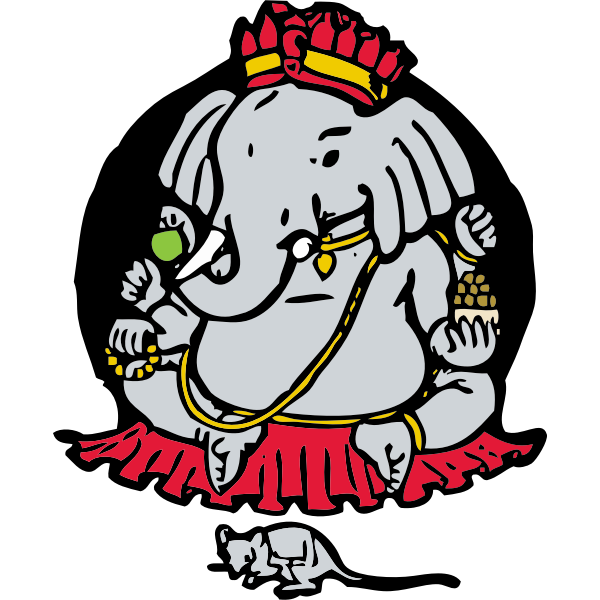 SVG elephant and mouse